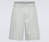 Bermuda-Shorts aus Baumwoll-Twill