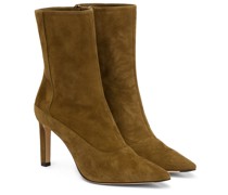Jimmy Choo Ankle Boots Mavie 85 aus Veloursleder