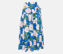 Carolina Herrera Midirock aus einem Baumwollgemisch