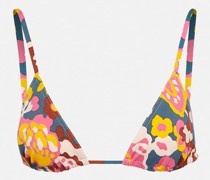 Bedrucktes Bikini-Oberteil Kiwi
