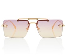 Versace Eckige Sonnenbrille