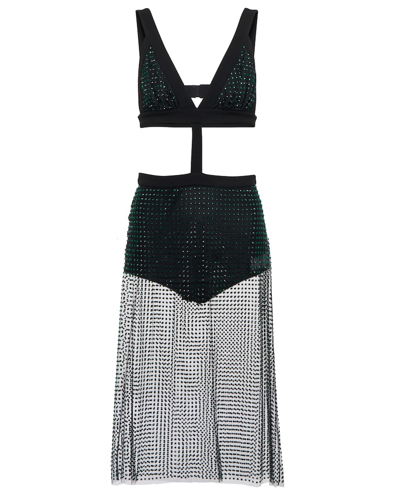 Christopher Kane Damen Christopher Kane Midikleid aus Tuell Christopher Kane Damen Christopher Kane Midikleid aus Tuell