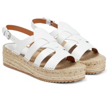 Clergerie Plateausandalen Chaya aus Leder