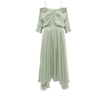 Simkhai Midikleid Kiari aus Satin