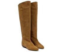 Isabel Marant Stiefel Skarlet aus Veloursleder
