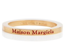 Maison Margiela Gravierter Ring aus Sterlingsilber