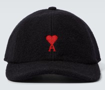 Ami Paris Baseballcap aus Wolle