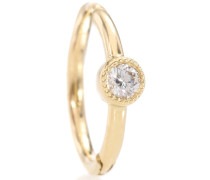 Maria Tash Einzelner Ohrring Diamond Scalloped aus 18kt Gelbgold mit Diamant