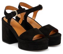 Chloe Sandalen Odina aus Veloursleder