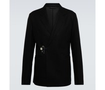 Givenchy Doppelreihiger Blazer aus einem Wollgemisch