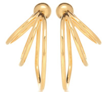 Sophie Buhai Vergoldete Ohrringe Tripple Layered Hoops