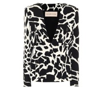 Alexandre Vauthier Bedruckter Blazer aus Crepe
