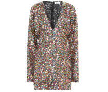 The Attico Minikleid mit Pailletten