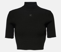 Courreges Cropped-Top aus Rippstrick