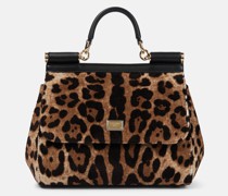 Dolce&Gabbana X Kim Bedruckte Tote Sicily aus Frottee