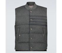 Thom Browne Daunenweste 4-Bar