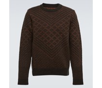 Wales Bonner Pullover Henri aus Wolle und Leinen
