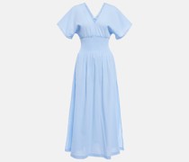 Maxikleid Misty Lagoon aus Baumwolle