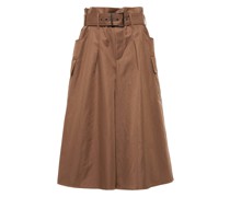 Brunello Cucinelli Culottes aus Baumwolle und Ramie