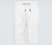 Brunello Cucinelli Bermuda-Shorts aus Baumwolle