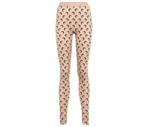 Marine Serre Bedruckte Leggings Fuseaux Moon