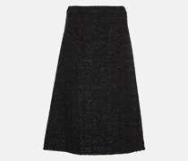 Balenciaga Midirock aus Tweed