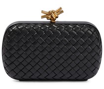 Bottega Veneta Clutch Knot Intreccio aus Leder