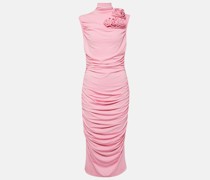 Bedrucktes Midikleid