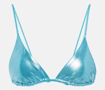 Jade Swim Triangle Bikini-Oberteil Via