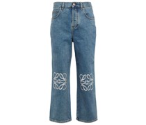 High-Rise Cropped Jeans Anagram