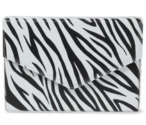 Amina Muaddi Clutch Johana aus Leder
