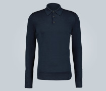 Polopullover aus Wolle