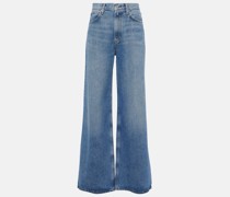 Mid-Rise Wide-Leg Jeans Paloma