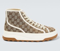 Gucci High-Top Sneakers GG aus Canvas