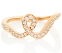 Sophie Bille Brahe Ring Ruban de Diamant aus 18kt Gelbgold mit Diamanten