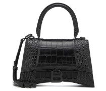 Balenciaga Schultertasche Hourglass Small aus Leder