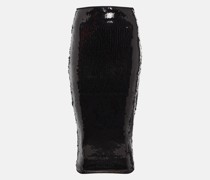Alexandre Vauthier Midirock mit Pailletten