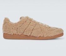Maison Margiela Sneakers Replica aus Faux Shearling