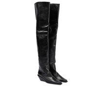 Ann Demeulemeester Overknee-Stiefel Hilde aus Leder