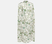 Rodarte Midikleid aus Seidensatin
