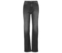 AG Jeans High-Rise Straight Jeans Alexxis