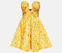 Carolina Herrera Bedrucktes Minikleid aus Taft