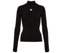 Courreges Pullover aus Rippstrick