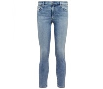 AG Jeans Mid-Rise Skinny Jeans Prima Crop
