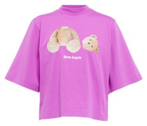 Palm Angels Bedrucktes T-Shirt aus Baumwolle