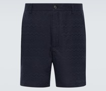 Bermuda-Shorts aus Baumwolle und Leinen