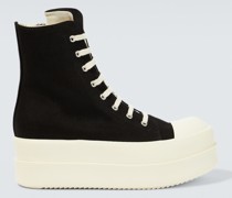 DRKSHDW by Rick Owens High-Top Sneakers Mega Bumper aus Denim