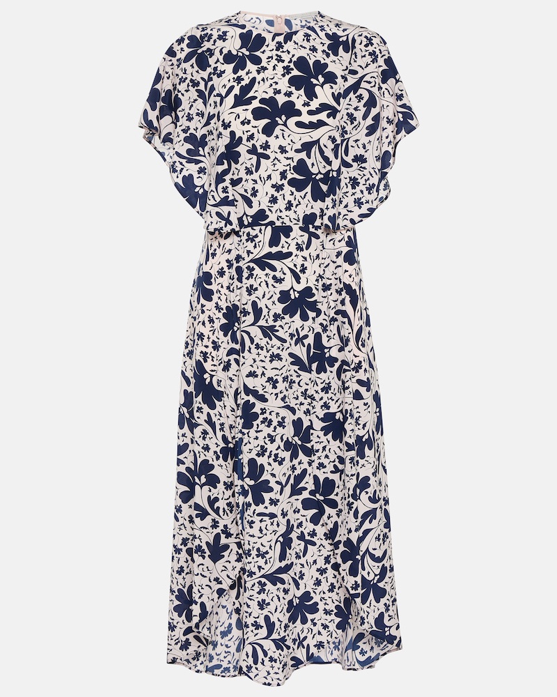 Stella McCartney Damen Stella McCartney Bedrucktes Midikleid aus Seide Stella McCartney Damen Stella McCartney Bedrucktes Midikleid aus Seide