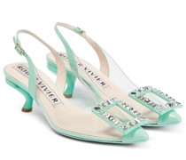 Roger Vivier Slingback-Pumps Virgule aus PVC
