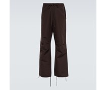 Auralee Hose aus Leinen und Baumwolle